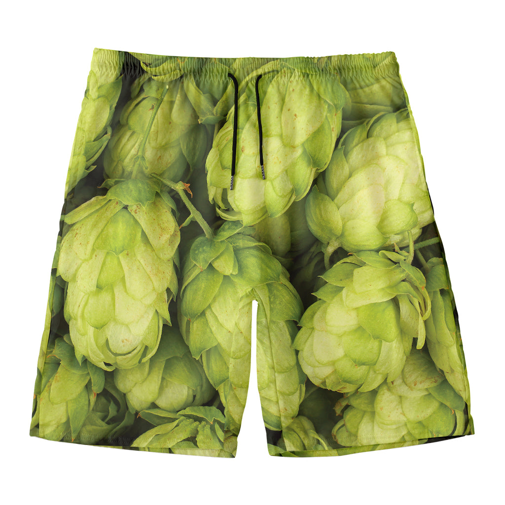 Fresh Hop Cone Print Men's Swim Trunks