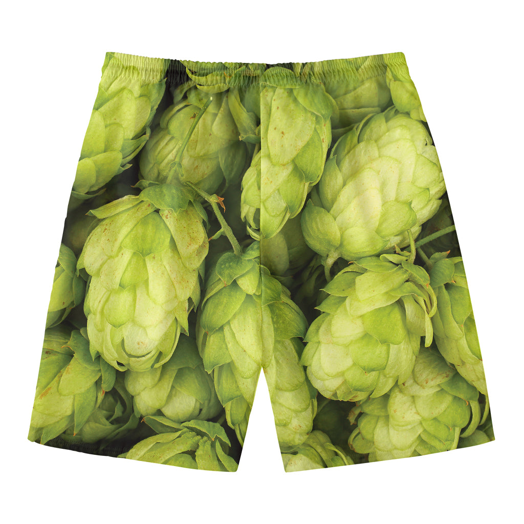 Fresh Hop Cone Print Men's Swim Trunks