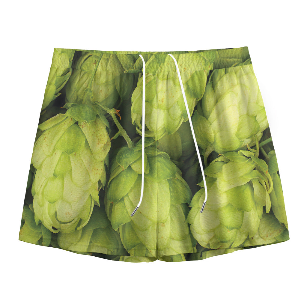 Fresh Hop Cone Print Mesh Shorts