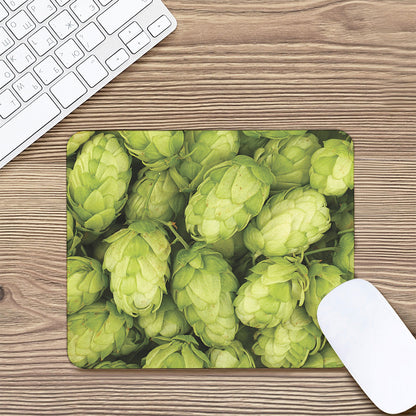 Fresh Hop Cone Print Mouse Pad