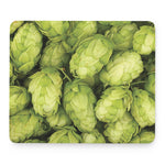 Fresh Hop Cone Print Mouse Pad