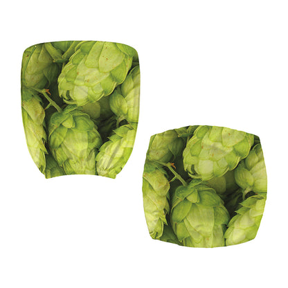 Fresh Hop Cone Print Office Chair Cover