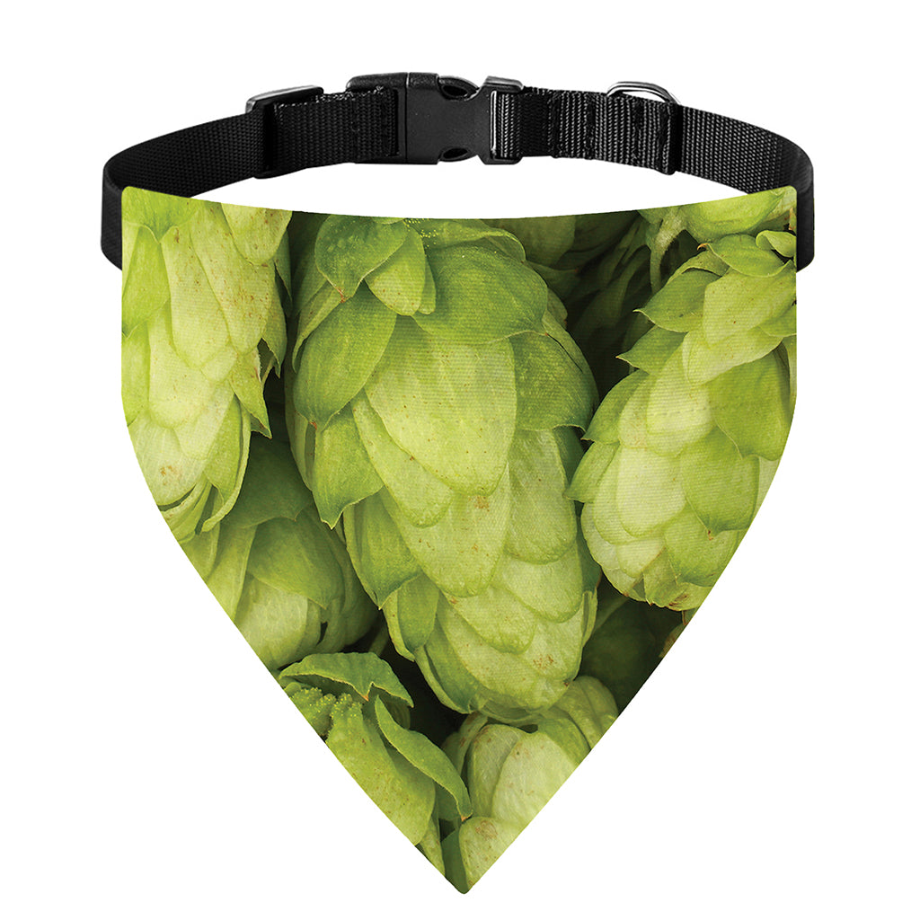 Fresh Hop Cone Print Over The Collar Dog Bandana