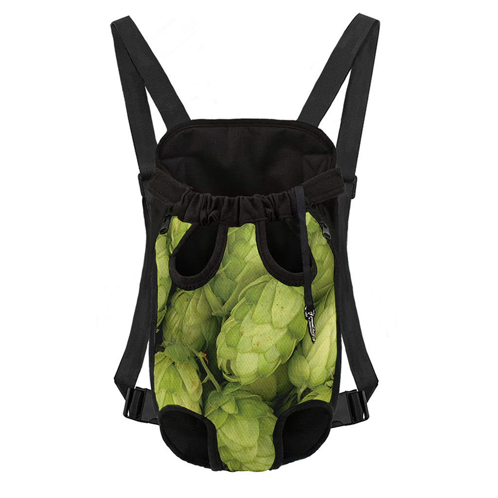 Fresh Hop Cone Print Pet Carrier Backpack