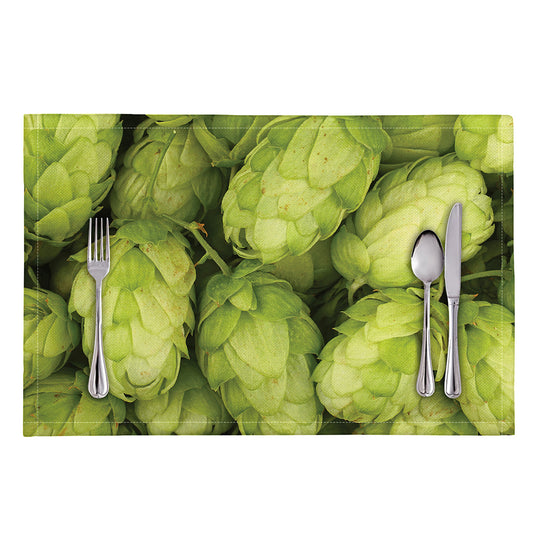 Fresh Hop Cone Print Placemat