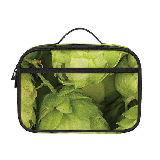 Fresh Hop Cone Print Portable Lunch Bag