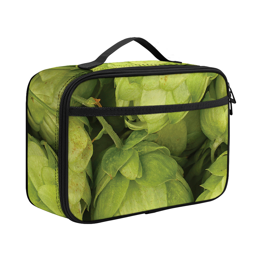 Fresh Hop Cone Print Portable Lunch Bag