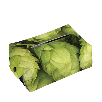 Fresh Hop Cone Print Rectangle Tissue Box Cover