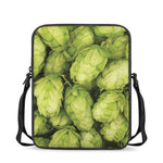 Fresh Hop Cone Print Rectangular Crossbody Bag