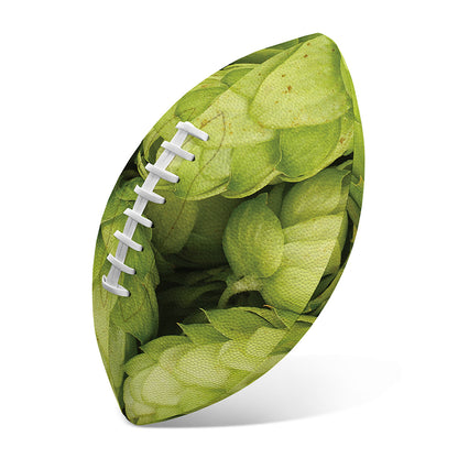 Fresh Hop Cone Print Rugby Ball