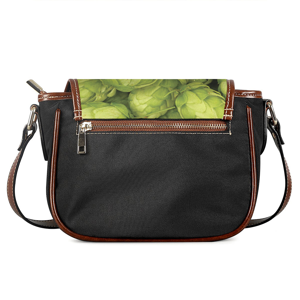 Fresh Hop Cone Print Saddle Bag