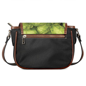 Fresh Hop Cone Print Saddle Bag