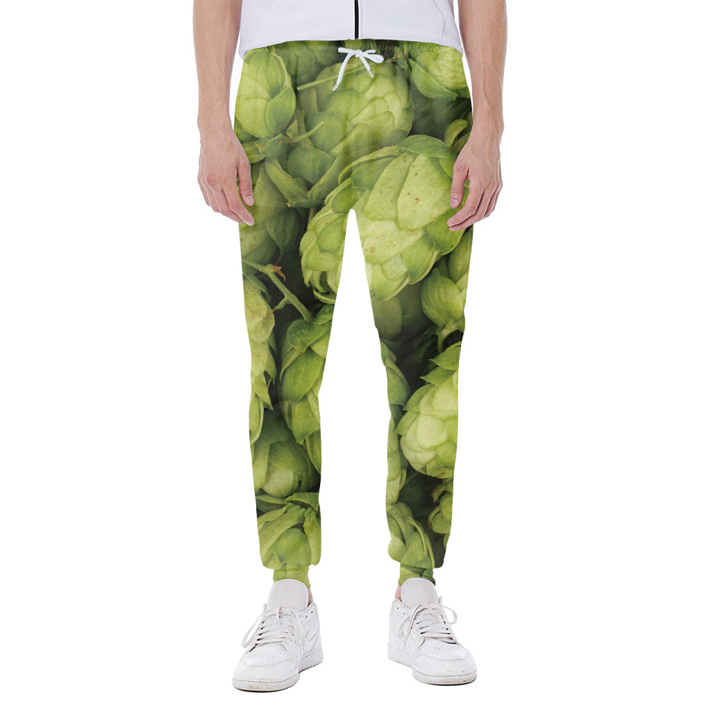 Fresh Hop Cone Print Scuba Joggers