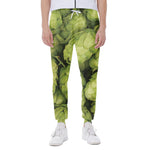 Fresh Hop Cone Print Scuba Joggers