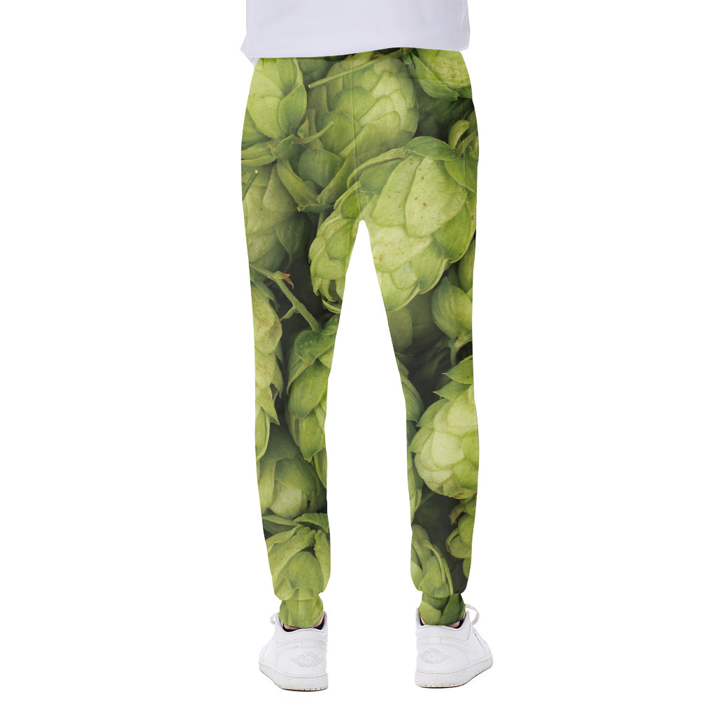 Fresh Hop Cone Print Scuba Joggers