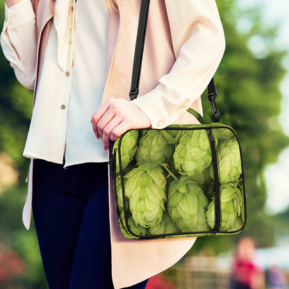 Fresh Hop Cone Print Shoulder Strap Bible Bag