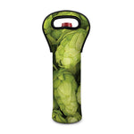Fresh Hop Cone Print Single Neoprene Wine Tote