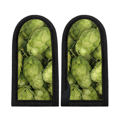 Fresh Hop Cone Print Skillet Handle Cover