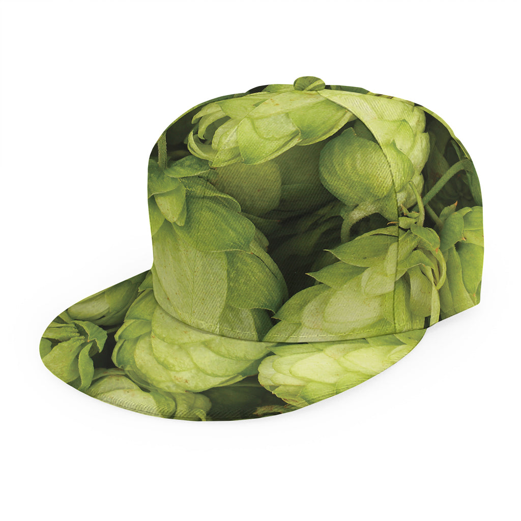 Fresh Hop Cone Print Snapback Cap