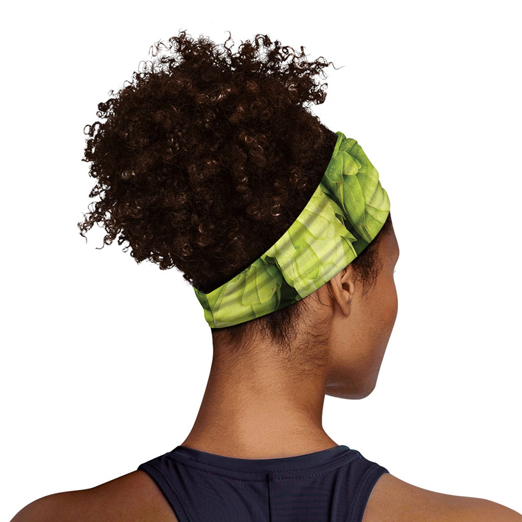 Fresh Hop Cone Print Sports Headband
