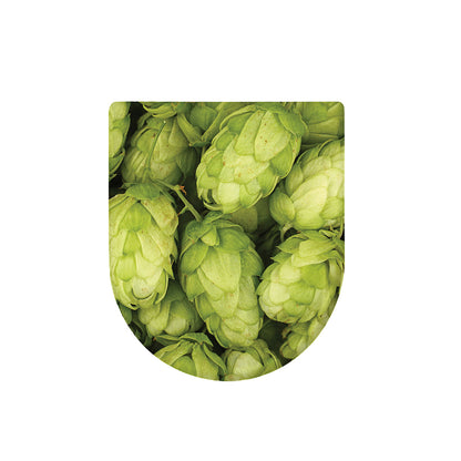 Fresh Hop Cone Print Toilet Lid Cover