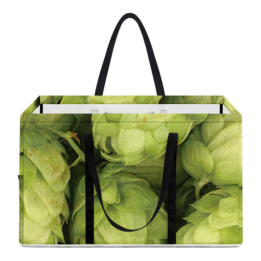 Fresh Hop Cone Print Utility Tote Bag