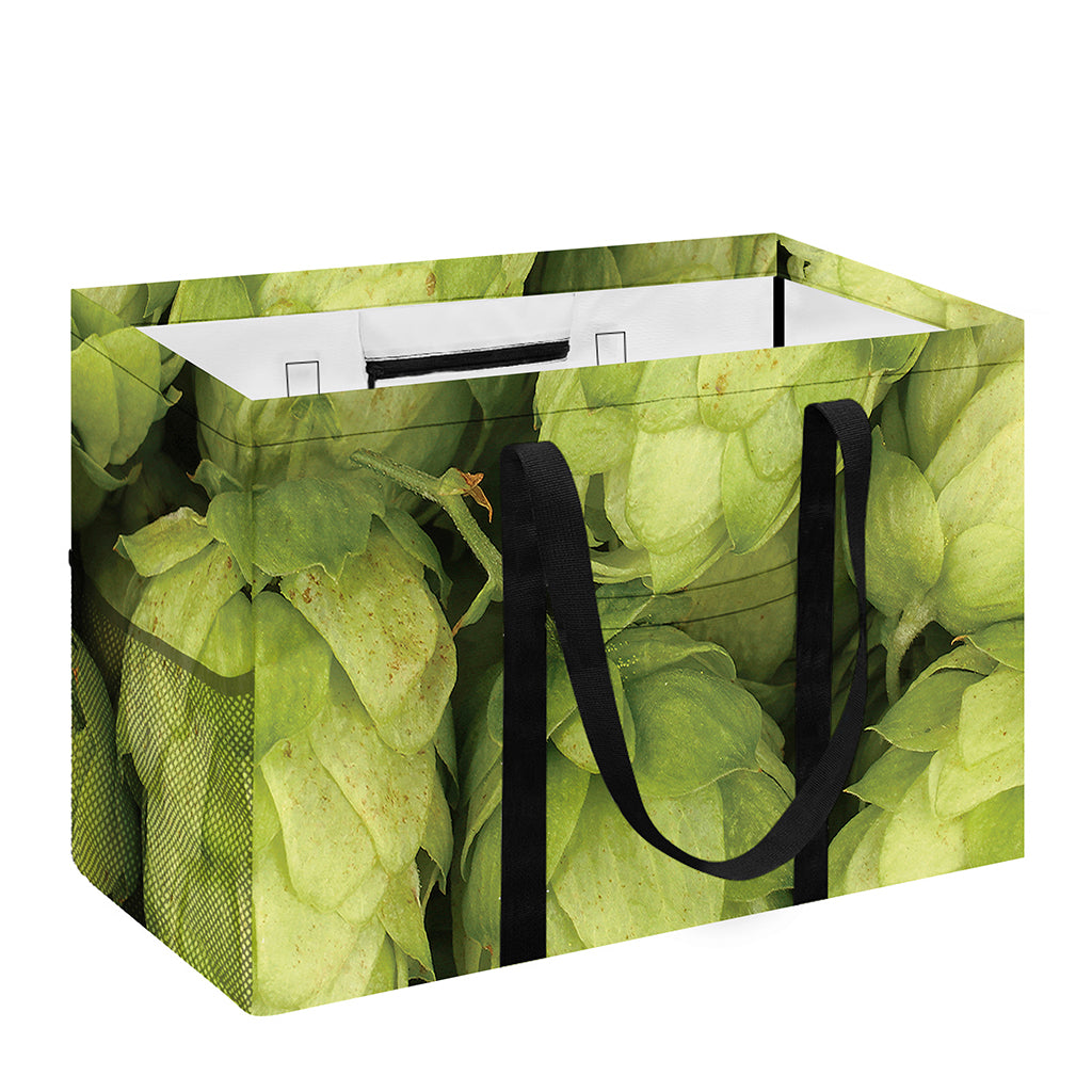 Fresh Hop Cone Print Utility Tote Bag