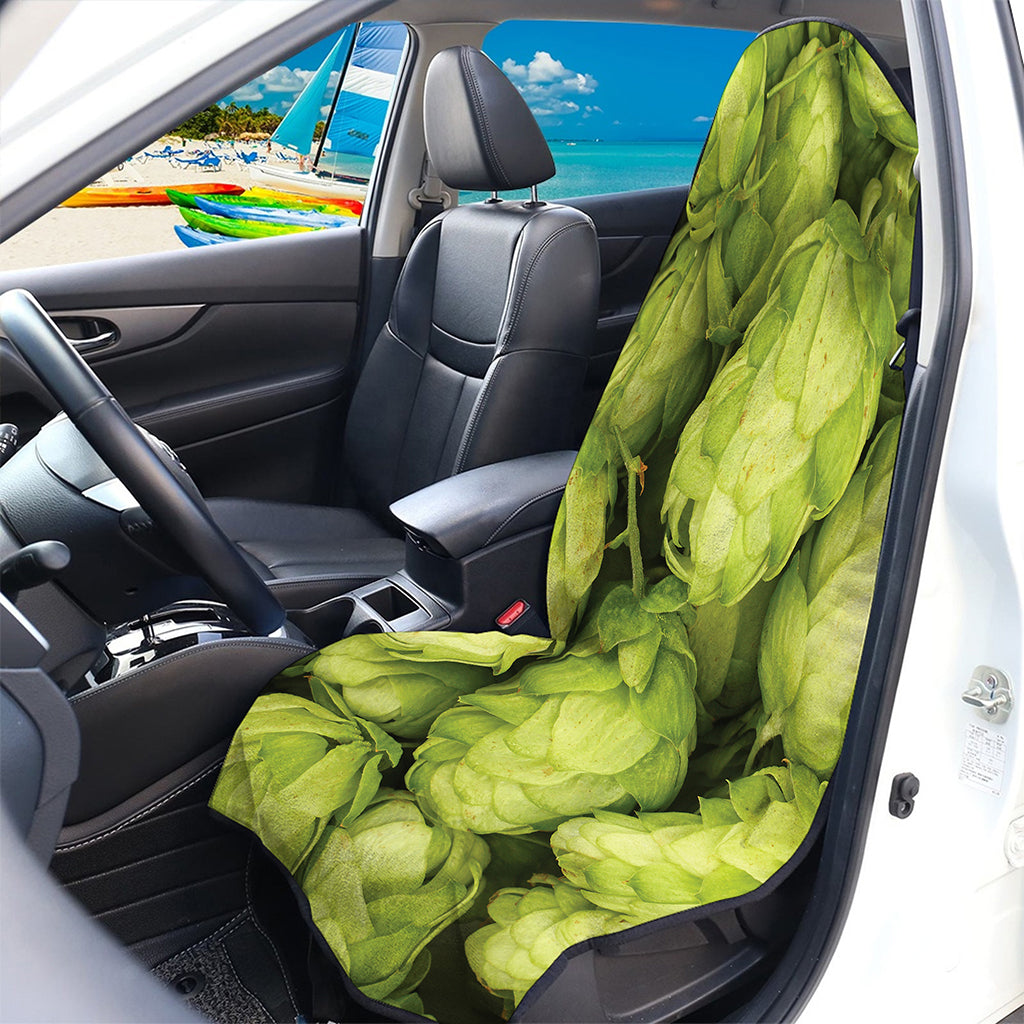 Fresh Hop Cone Print Waterproof Car Seat Cover