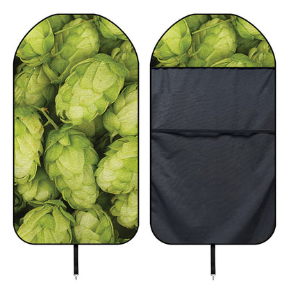 Fresh Hop Cone Print Waterproof Car Seat Cover
