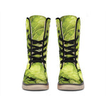 Fresh Hop Cone Print Winter Boots