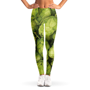 Fresh Hop Cone Print Women's Leggings