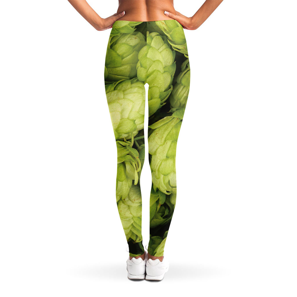 Fresh Hop Cone Print Women's Leggings