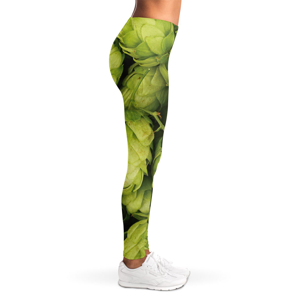 Fresh Hop Cone Print Women's Leggings