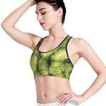 Fresh Hop Cone Print Women's Sports Bra