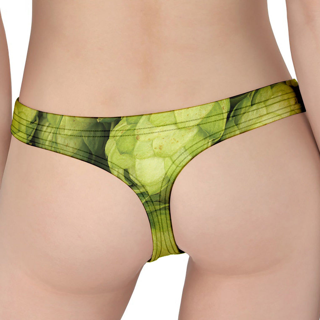 Fresh Hop Cone Print Women's Thong