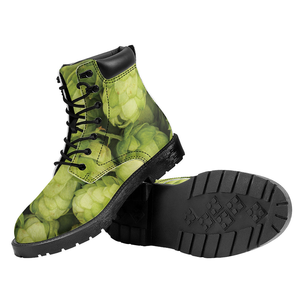 Fresh Hop Cone Print Work Boots