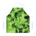 Fresh Lettuce Leaves Print Adjustable Apron
