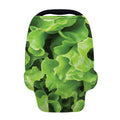Fresh Lettuce Leaves Print Baby Seat Cover