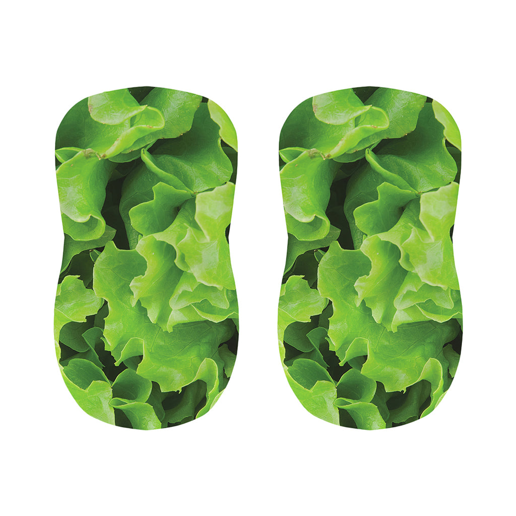 Fresh Lettuce Leaves Print Bar Stool Covers