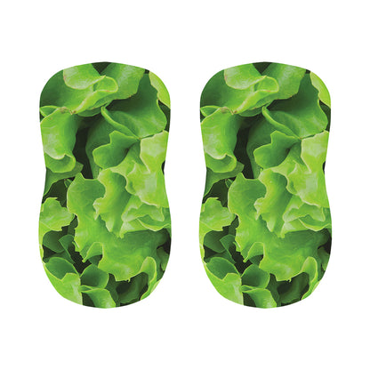 Fresh Lettuce Leaves Print Bar Stool Covers