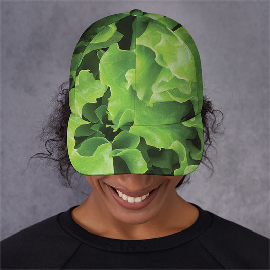 Fresh Lettuce Leaves Print Baseball Cap