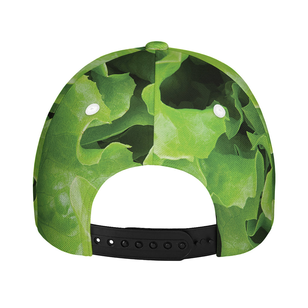 Fresh Lettuce Leaves Print Baseball Cap