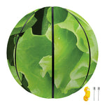 Fresh Lettuce Leaves Print Basketball