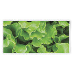 Fresh Lettuce Leaves Print Beach Towel