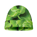 Fresh Lettuce Leaves Print Beanie