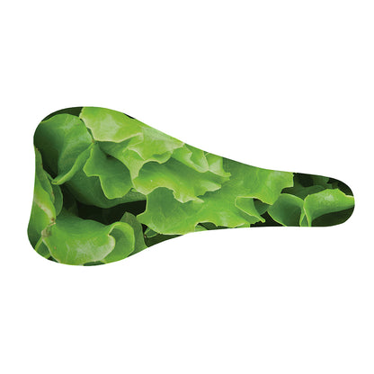 Fresh Lettuce Leaves Print Bicycle Seat Cover