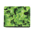Fresh Lettuce Leaves Print Bifold Wallet