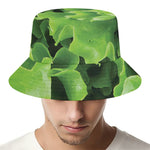 Fresh Lettuce Leaves Print Bucket Hat