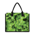 Fresh Lettuce Leaves Print Canvas Tote Bag