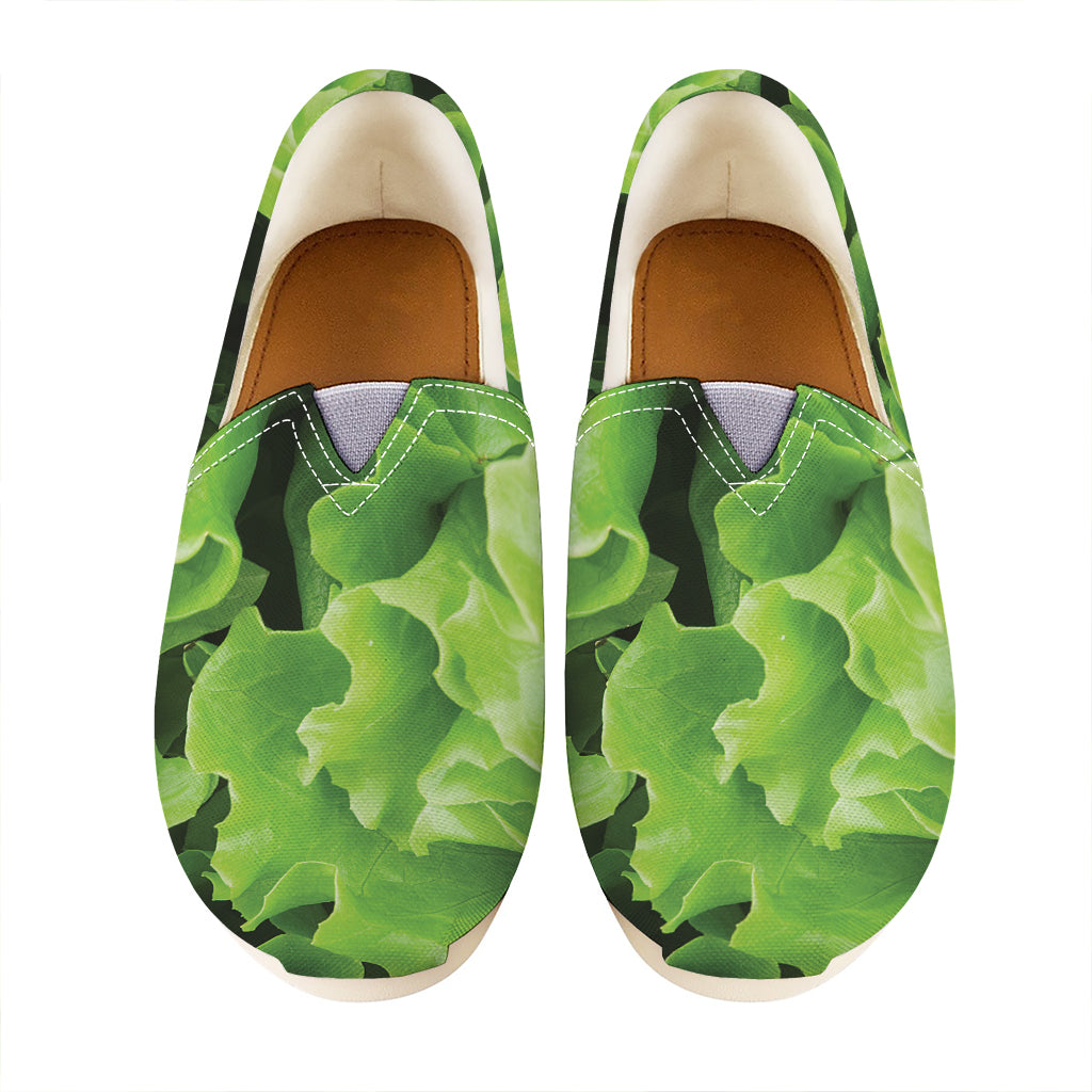 Fresh Lettuce Leaves Print Casual Shoes